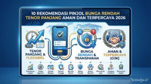 10 Rekomendasi Pinjol Bunga Rendah Tenor Panjang Aman dan Terpercaya 2026