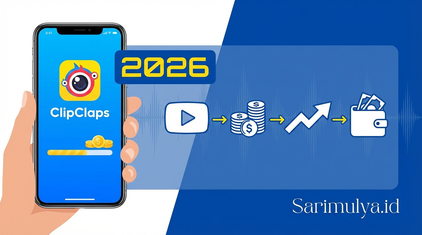 Aplikasi ClipClaps 2026, Cara Menghasilkan Uang Tambahan dengan Mudah dari HP
