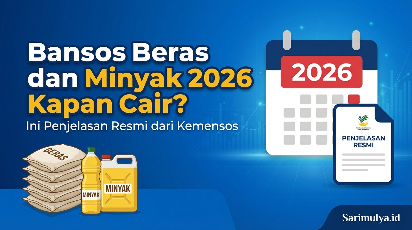 Bansos Beras dan Minyak 2026 Kapan Cair? Ini Penjelasan Resmi dari Kemensos