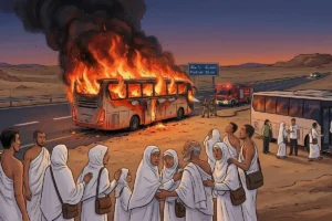Bus Jamaah Umroh Terbakar: Seluruh Penumpang Selamat!