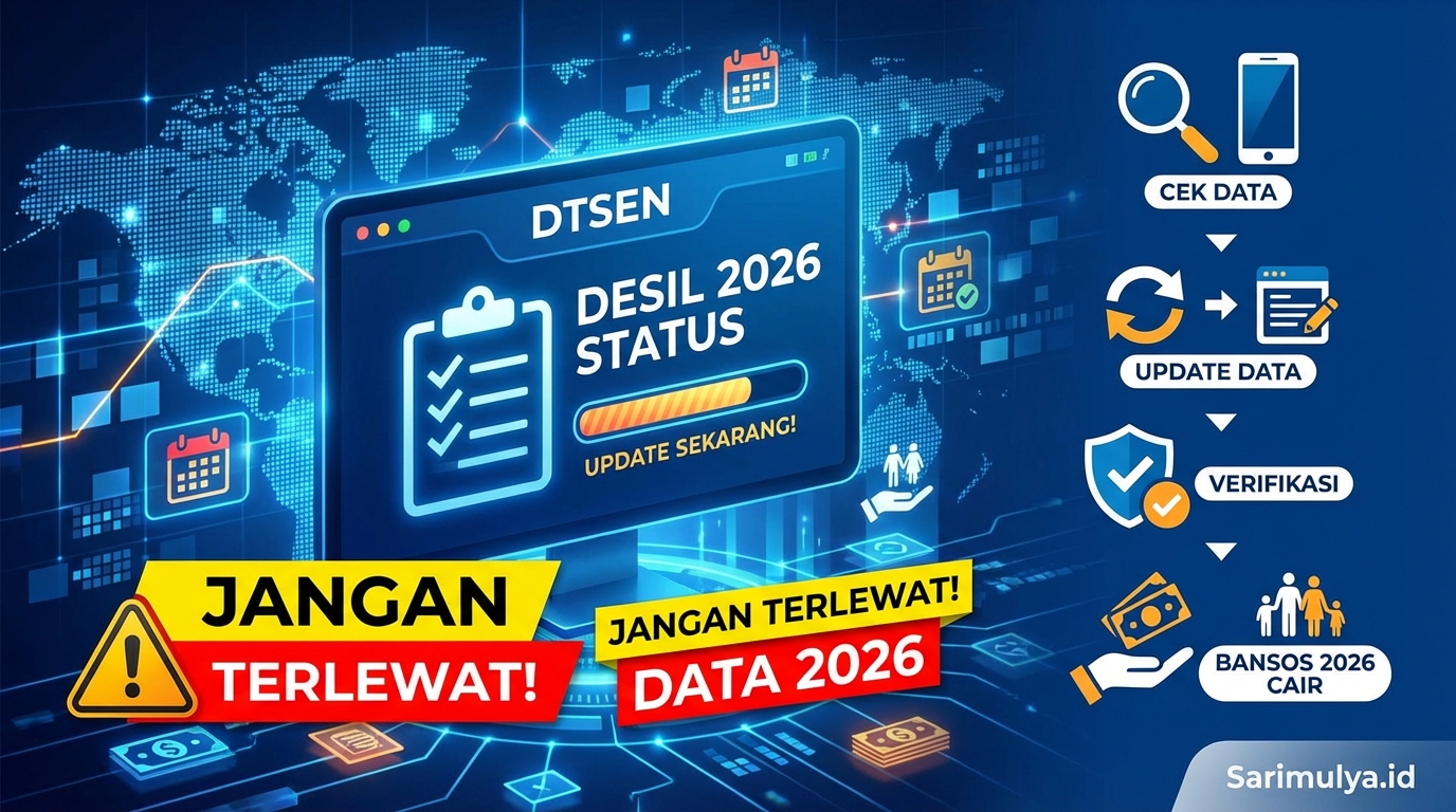 Cara Cek Desil dan Update Data DTSEN untuk Bansos 2026, Jangan Sampai Terlewat!