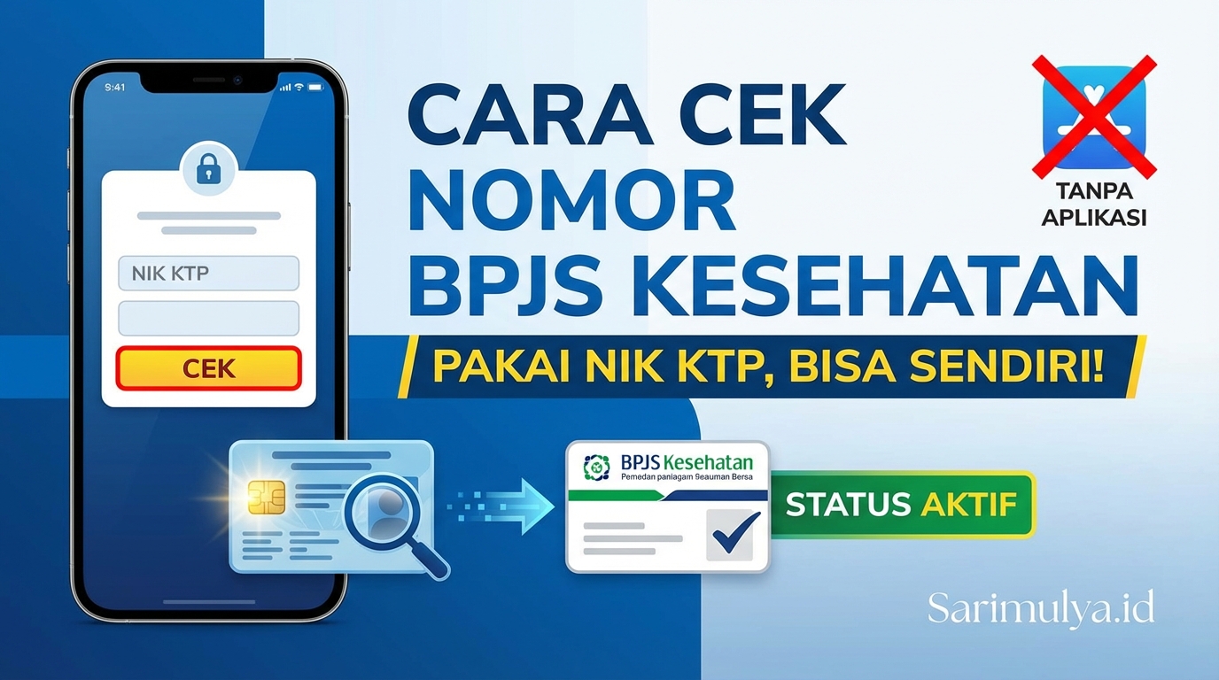 Cara Cek Nomor BPJS Kesehatan Pakai NIK KTP Tanpa Aplikasi, Bisa Dilakukan Sendiri!