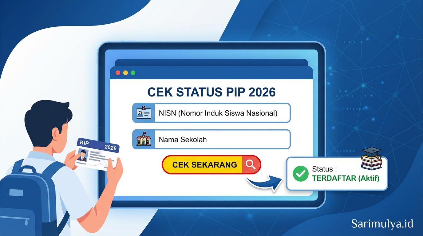 Cara Cek PIP 2026 Secara Online, Cukup Pakai NISN dan Nama Sekolah