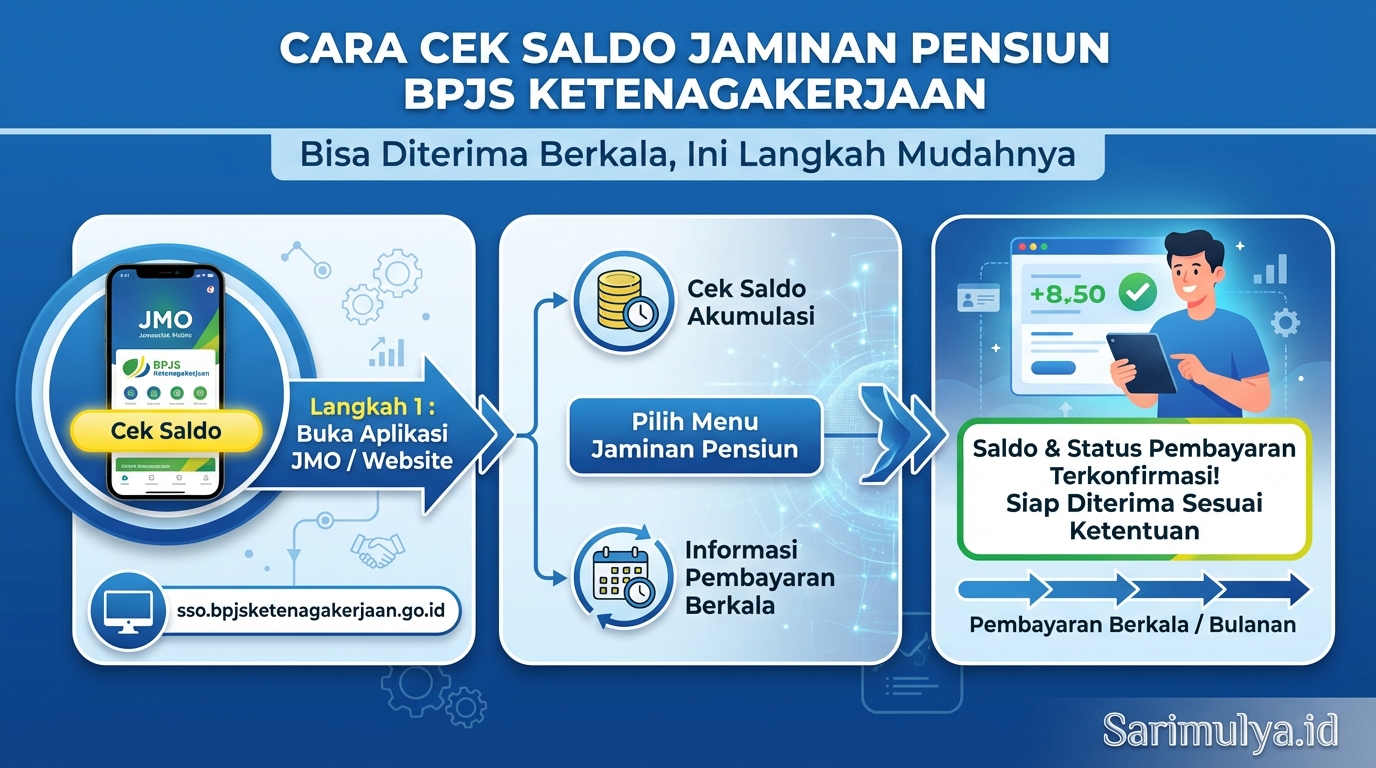 Cara Cek Saldo Jaminan Pensiun BPJS Ketenagakerjaan Bisa Diterima Berkala