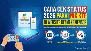 Cara Cek Status DTKS 2026 Pakai NIK KTP di Website Resmi Kemensos, Mudah dan Gratis!