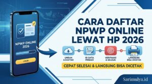 Cara Daftar NPWP Online Lewat HP 2026, Cepat Selesai dan Langsung Bisa Dicetak