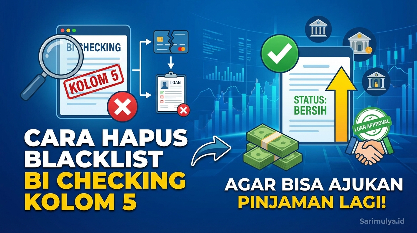 Cara Hapus Blacklist BI Checking Kolom 5 agar Bisa Ajukan Pinjaman Lagi!