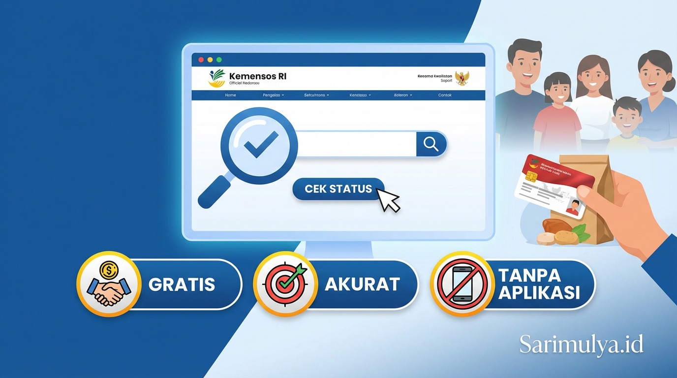 Cek Penerima Bansos Lewat Website Resmi Kemensos, Gratis, Akurat dan Tanpa Aplikasi!