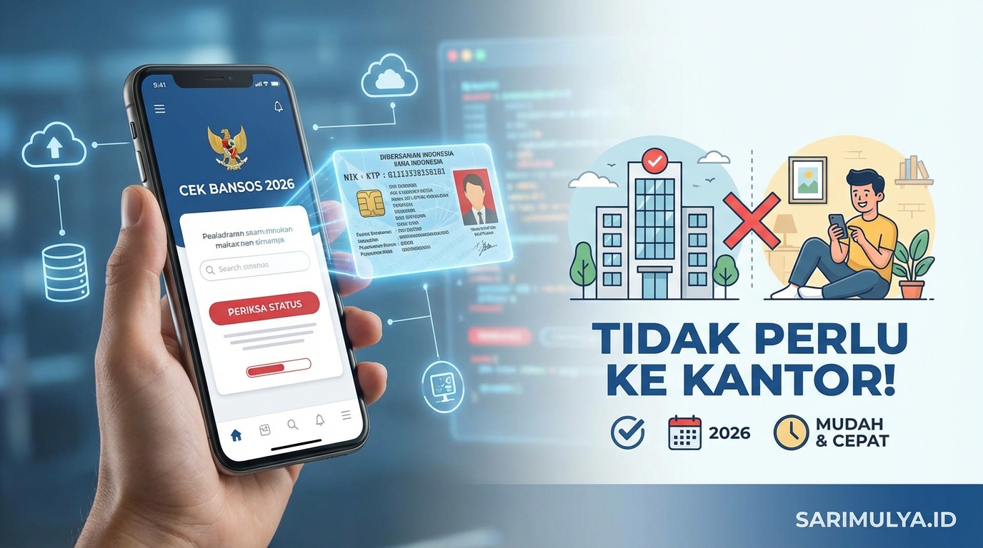 Cek Status Bansos 2026 Pakai NIK KTP Lewat HP, Tidak Perlu ke Kantor Sama Sekali!