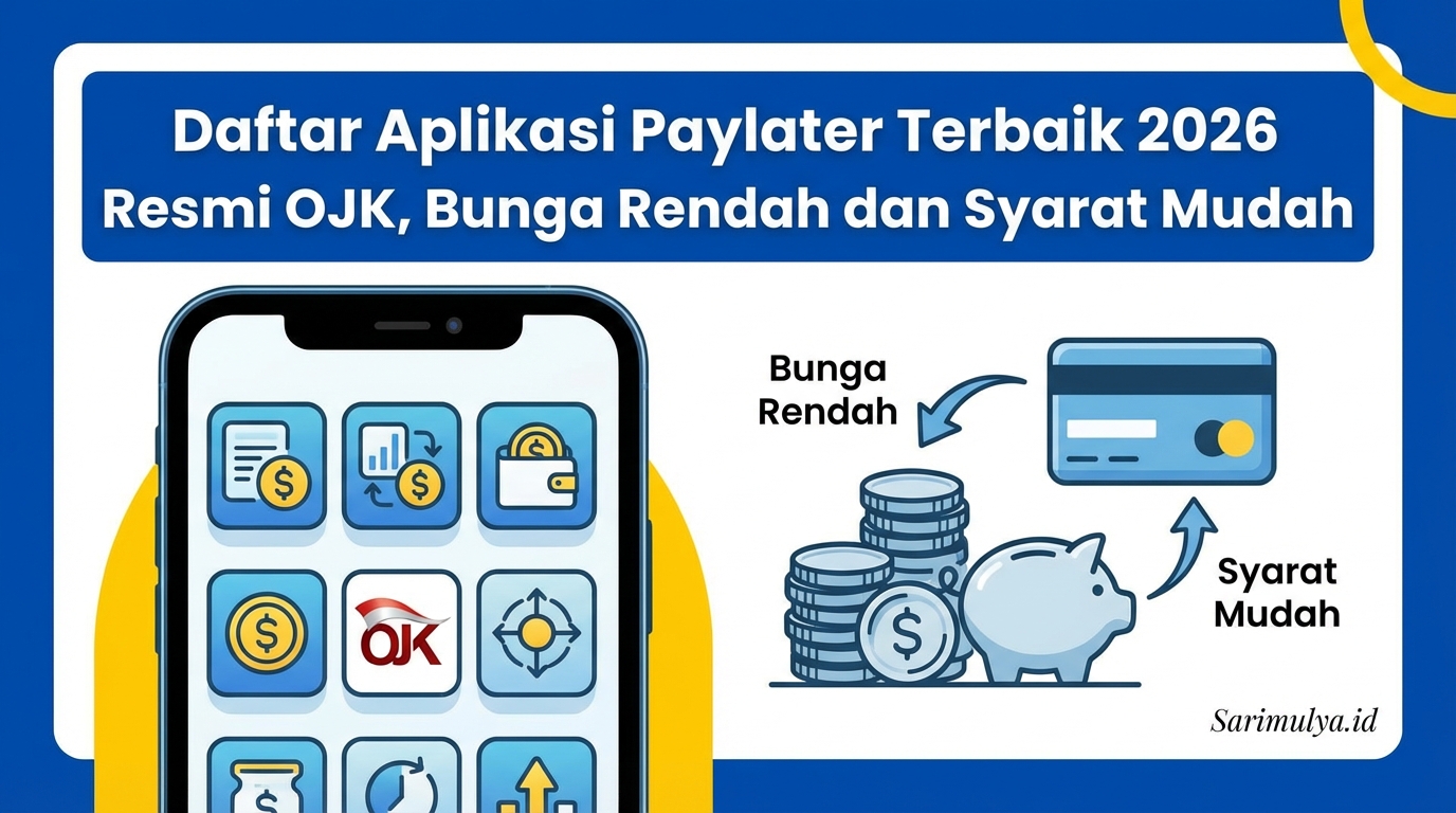 Daftar Aplikasi Paylater Terbaik 2026 Resmi OJK, Bunga Rendah dan Syarat Mudah
