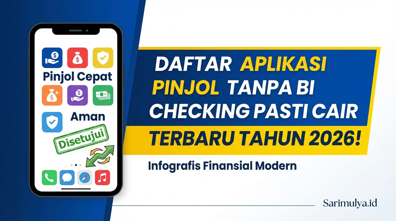 Daftar Aplikasi Pinjol Tanpa BI Checking Pasti Cair Terbaru Tahun 2026!