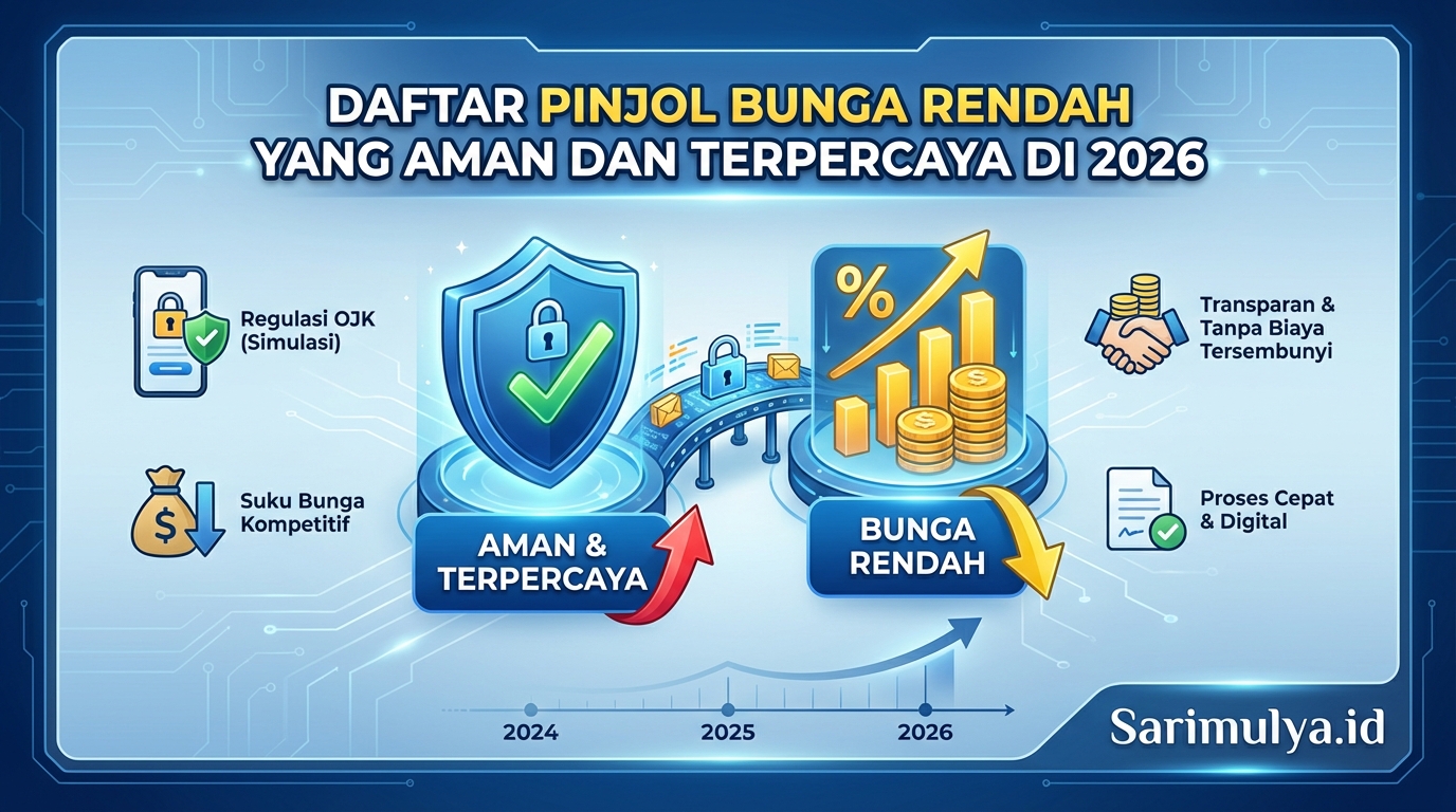 Daftar Pinjol Bunga Rendah yang Aman dan Terpercaya di 2026