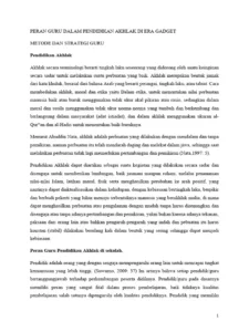 Guru Profesional: Refleksi Tugas Guru di Era Digital 2026