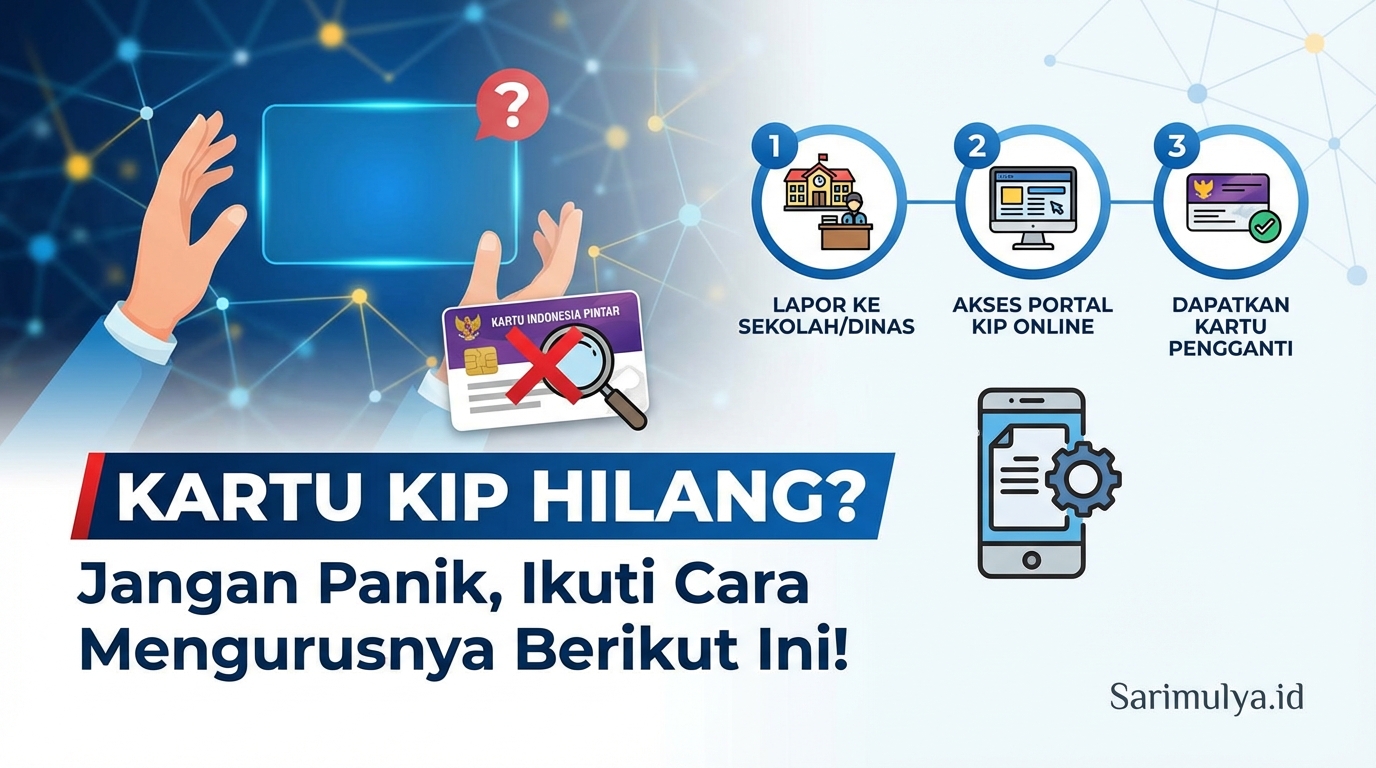 Kartu KIP Hilang? Jangan Panik, Ikuti Cara Mengurusnya Berikut Ini!
