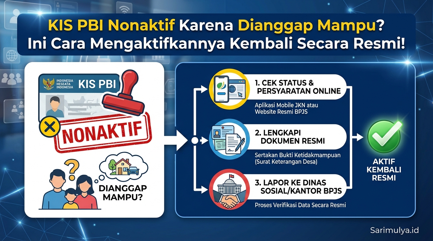 KIS PBI Nonaktif Karena Dianggap Mampu? Ini Cara Mengaktifkannya Kembali Secara Resmi!