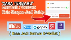 Koin Shopee Jadi ShopeePay - Cara Mudah & Terbaru 2026!