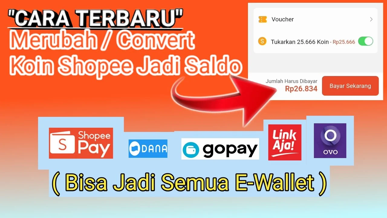 Koin Shopee Jadi ShopeePay - Cara Mudah & Terbaru 2026!