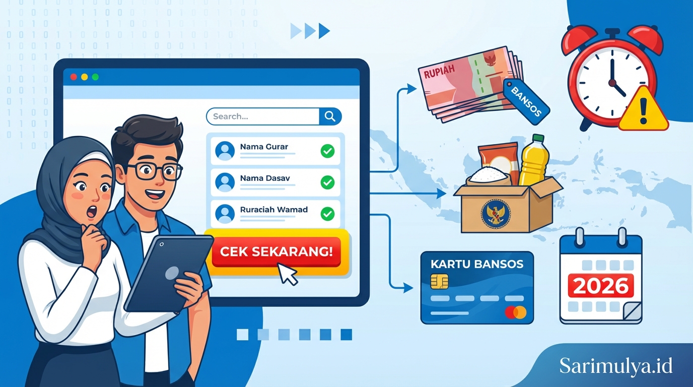 Nama Anda Masuk Daftar Penerima Bansos 2026? Cek Sekarang Sebelum Terlambat!