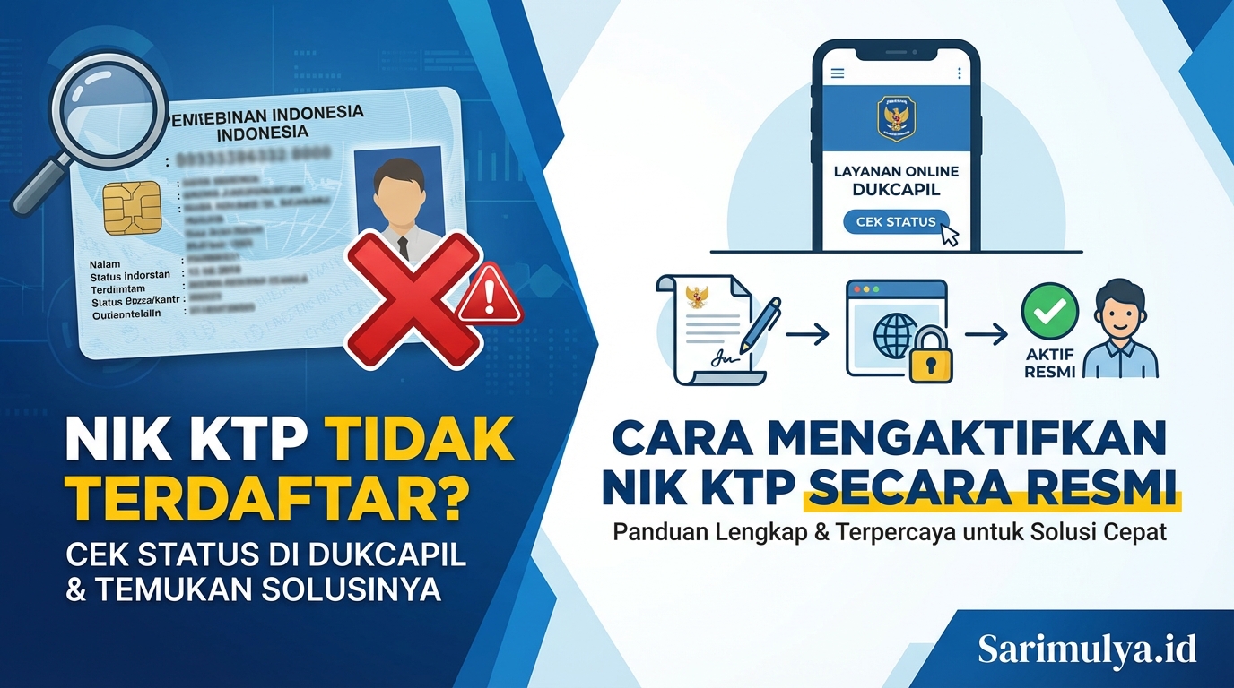 NIK KTP Tidak Terdaftar di Dukcapil? Ini Cara Mengaktifkannya Secara Resmi!