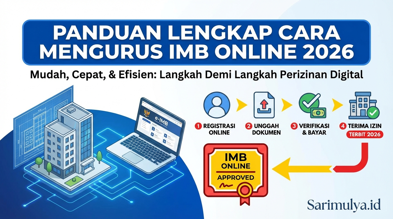 Panduan Lengkap Cara Mengurus Izin Mendirikan Bangunan IMB Online 2026