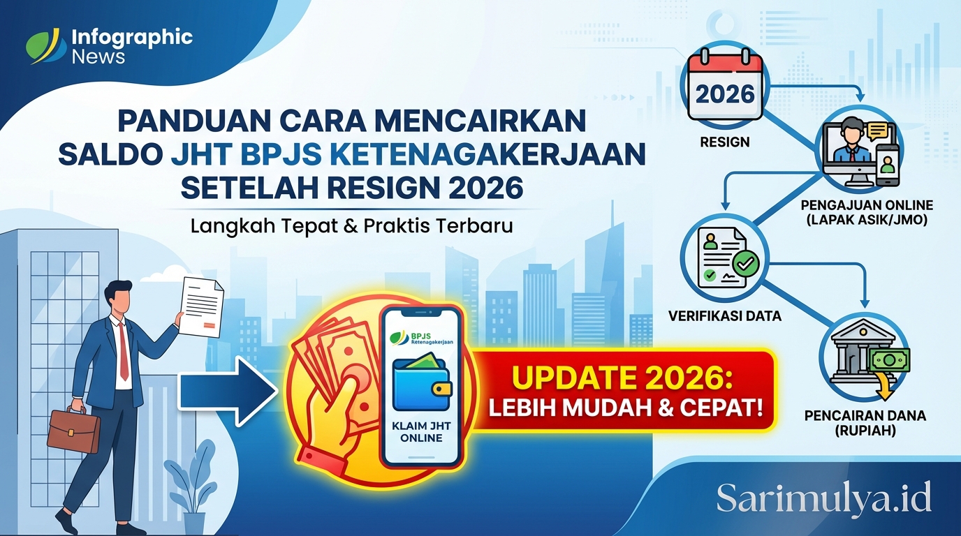 Panduan Tepat Cara Mencairkan Saldo JHT BPJS Ketenagakerjaan Setelah Resign 2026