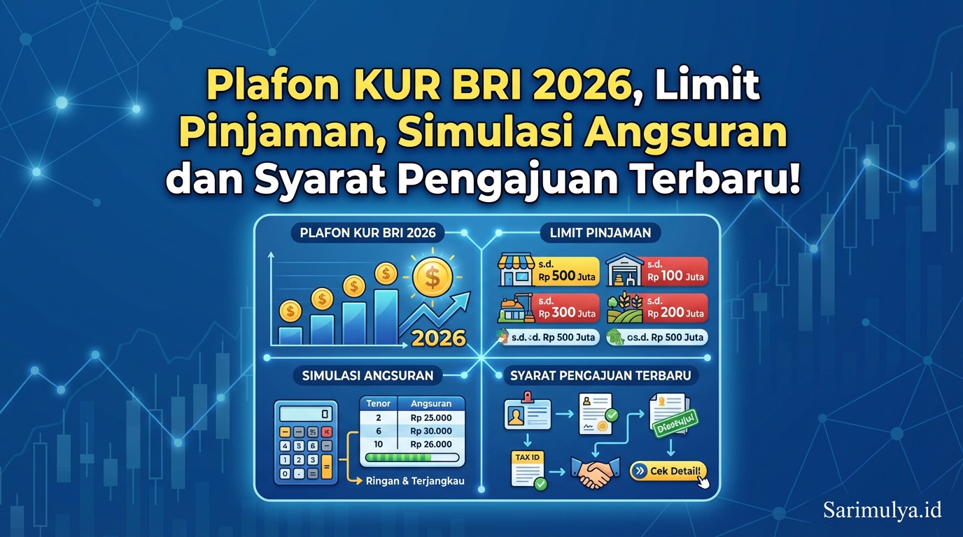 Plafon KUR BRI 2026, Limit Pinjaman, Simulasi Angsuran dan Syarat Pengajuan Terbaru!
