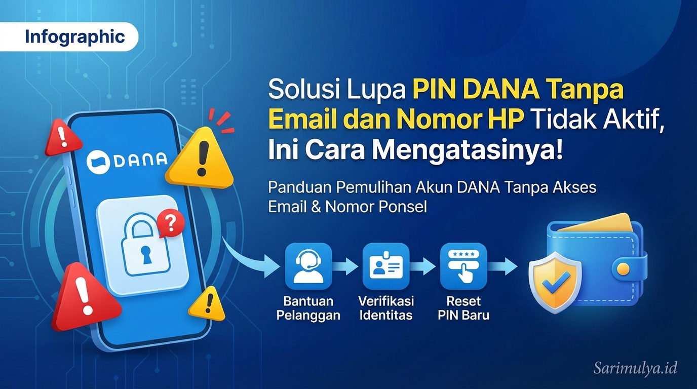 Solusi Lupa PIN DANA Tanpa Email dan Nomor HP Tidak Aktif, Ini Cara Mengatasinya!