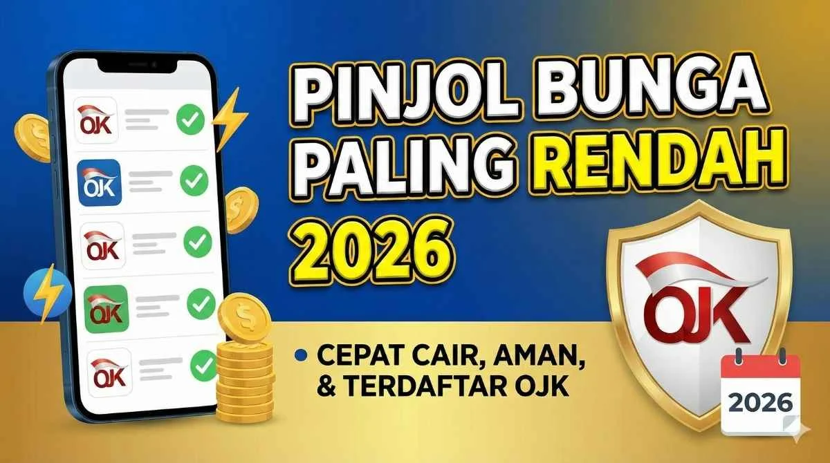 Aplikasi Pinjam Uang OJK Bunga Rendah Paling Aman 2026