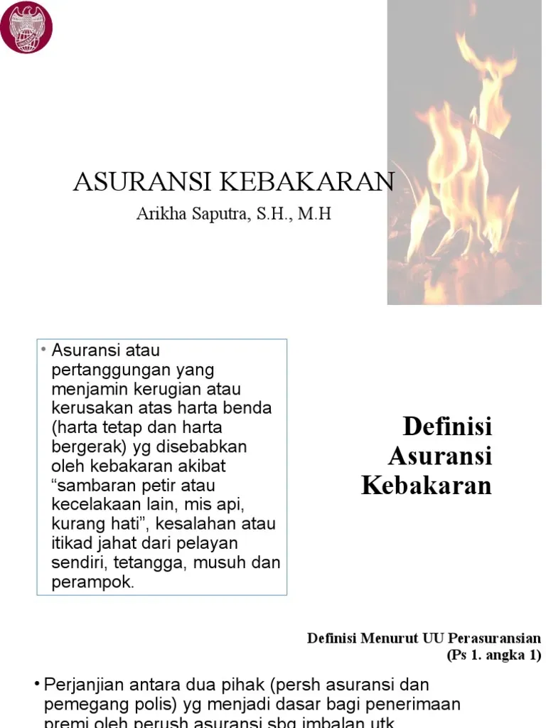 Asuransi kebakaran rumah memberikan perlindungan aset penting Anda