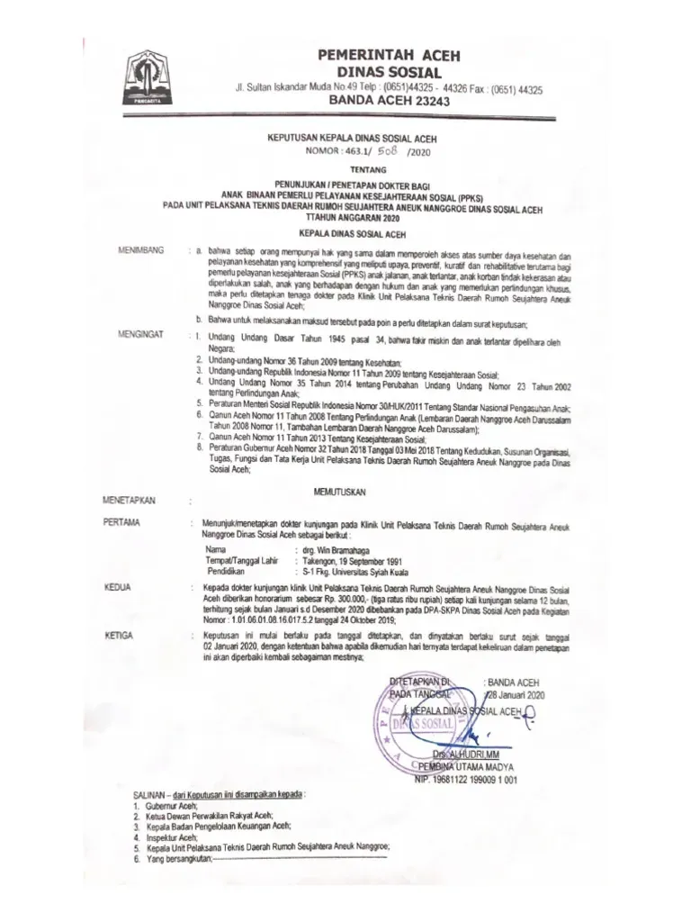 Cek Progress Proposal RST Dinas Sosial Terbaru 2026