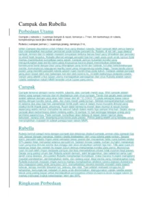 Perbedaan Campak dan Rubella: Panduan Lengkap PAPDI 2026